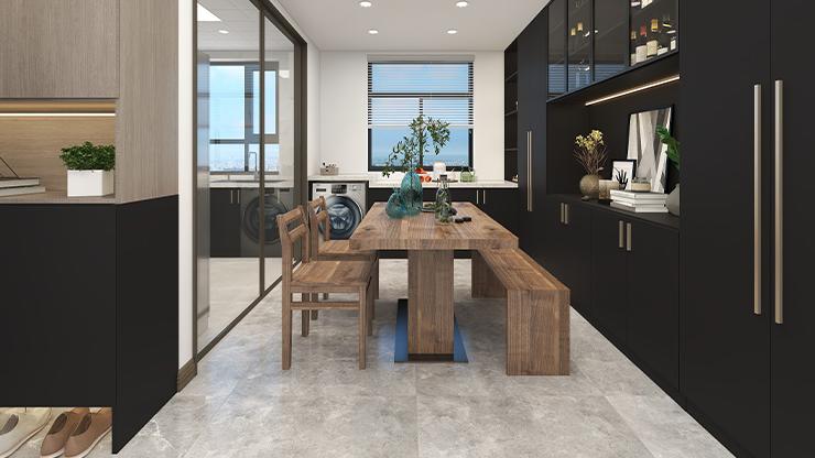 原木搭配出的现代风格，怡然自得