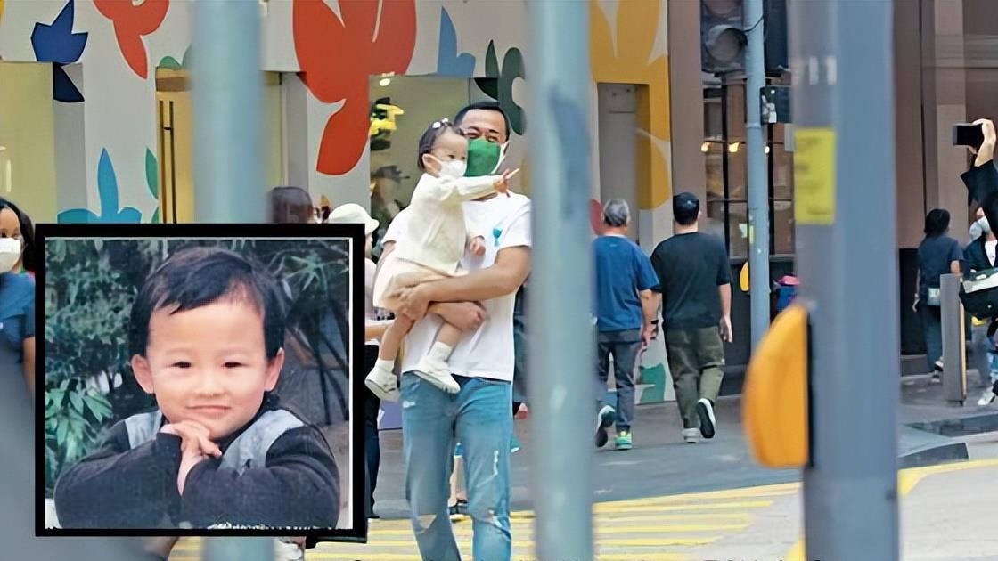 星爵|林峯与妻女同框，一岁半女儿正面照首曝光，父女俩长得一模一样