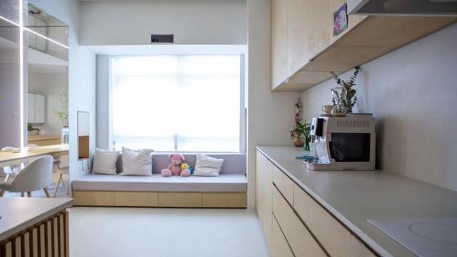 她家54㎡老房，全靠“垂直收纳”盘活了，改造后应有尽有，太赞了