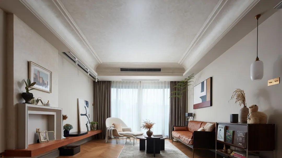 装修设计：140平高级质感复古混搭三室