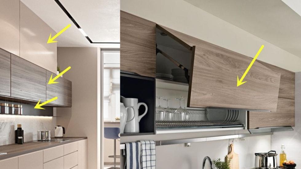 别再傻傻装大吊柜了，三段式功能才更强大，同样空间能有3倍收纳