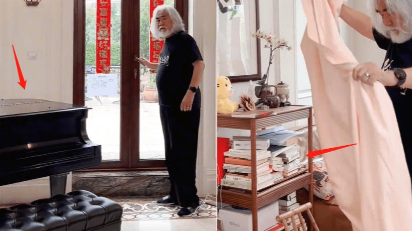 张纪中|70岁张纪中为娇妻盖被子！挺大肚腩头发花白，豪宅内景倍显精致