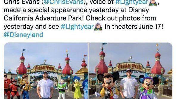 克里斯|克里斯伊凡完美身材引发「P图之乱」本人澄清：我真的去迪士尼乐园