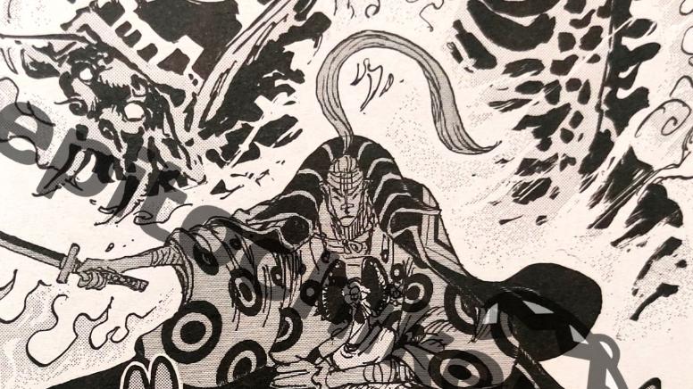 传次郎|海贼王1048话，孔明灯宣布黑炭大蛇已死，传次郎才是日和的爱人