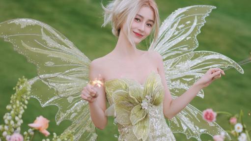 Angelababy|baby精灵造型宛如仙子，生图尽显疲态肋骨分明，网友：想买点煲汤