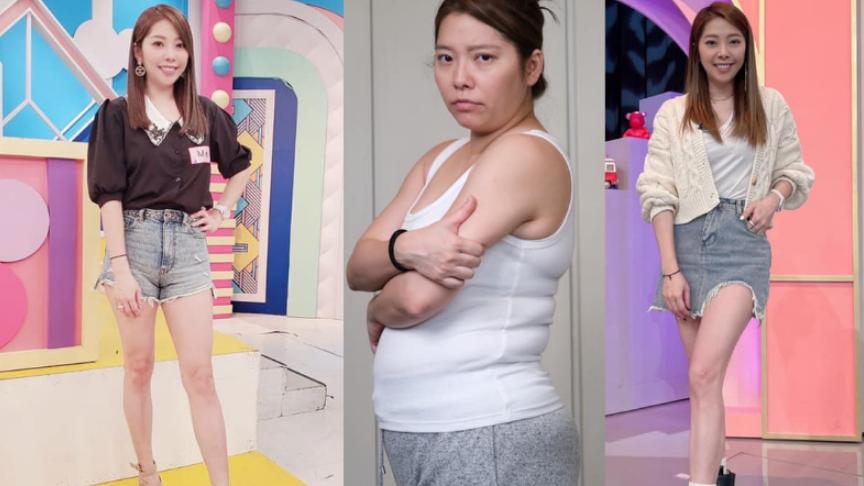 凸腹挤出4叠肉！70kg→52kg减肥有成大妈变少女