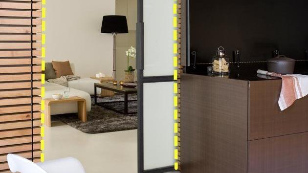 但凡我早点知道这种隔断方式，家里玻璃拉门就隐藏了！好用颜值高