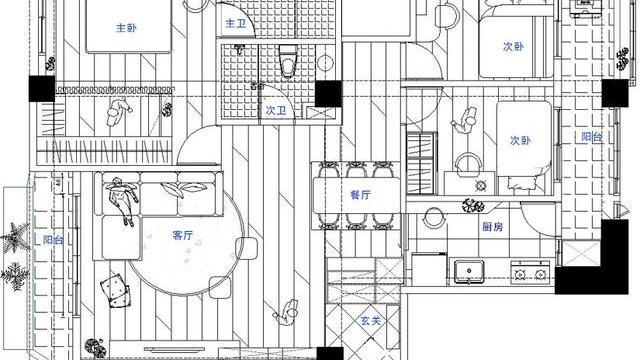 看了无数“过度装修”的家，我发现这套85㎡的“穷装”反而更实用