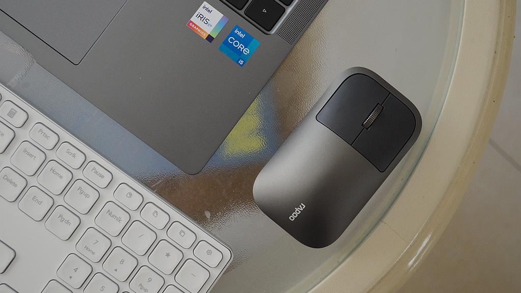 iPhone|笔记本电脑的绝佳伴侣，雷柏刀锋键鼠套装，用了再也停不下来