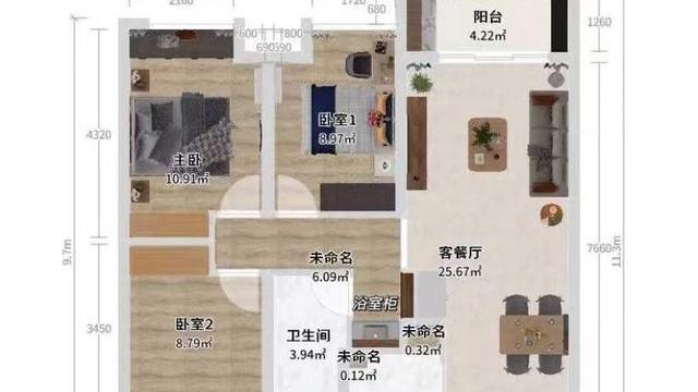 90后夫妇，花费10W把小家打造成“三无装修”，太会布置了