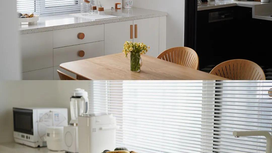 小厨房没法做开放式？她家这招，小户型一定用得上