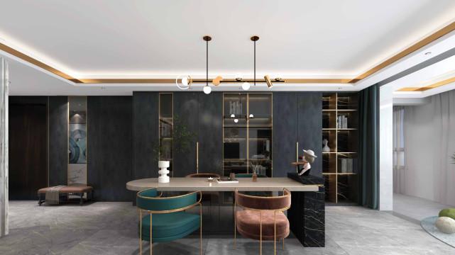 184㎡意式轻奢，极简艺术与品质生活的碰撞