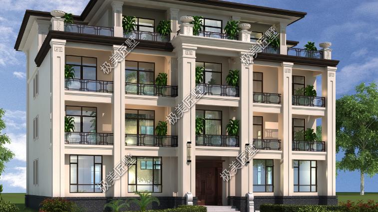 占地三百多平，建四层大别墅，现代风必须整起来！时尚不过时！