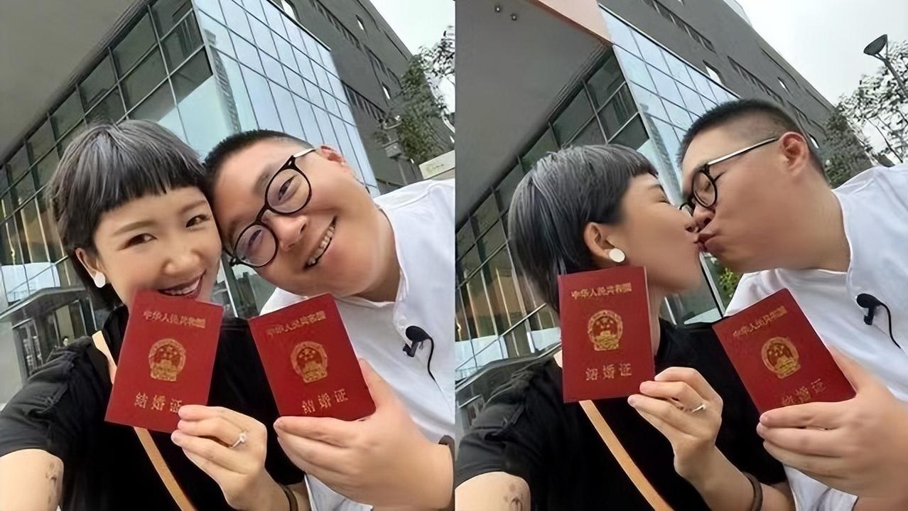 郝劭文|郝劭文520高调领证结婚！妻子长得也太美了，穿黑色高级脸更像明星