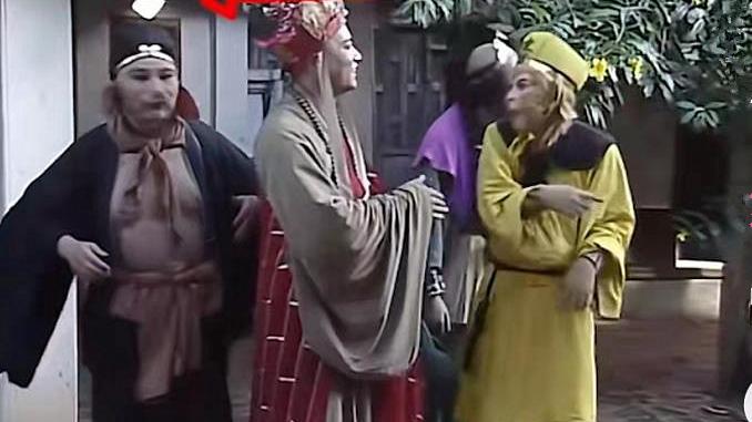 张嘉倪|西游记：好玩又有趣的穿帮镜头，电线杆水龙头，当年怎么没发现？