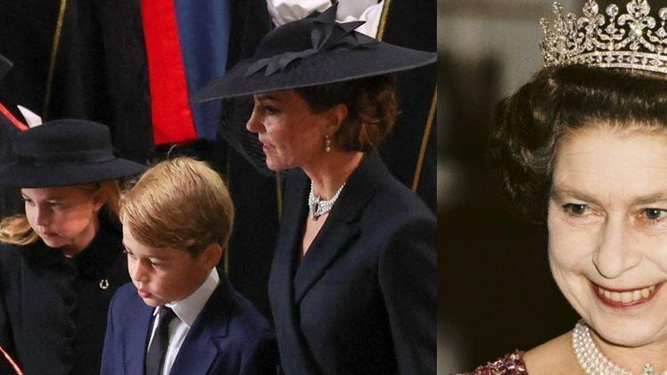 凯特王妃不动声色宣告地位！戴曾属于女王本人的珍珠项链出席国葬