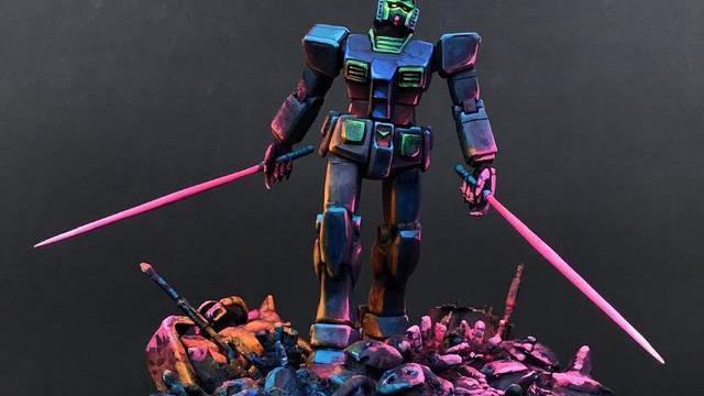 模型|手涂高达、假面骑士、奥特曼等模型佳作分享