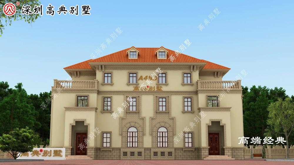 兄弟建房，双拼三层别墅，让建筑更为夺目