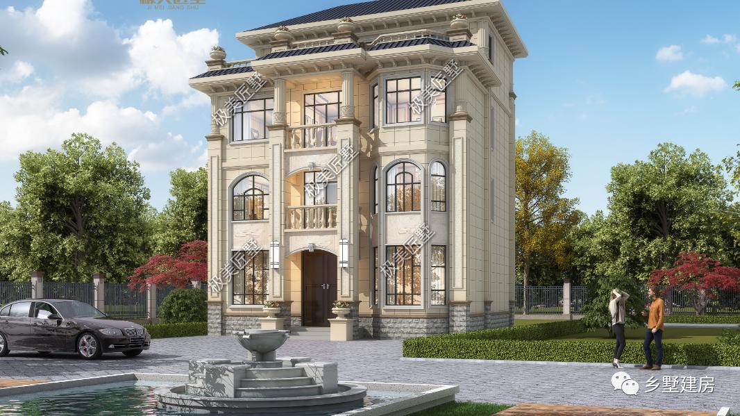不光好看还耐看的三层半别墅，造型精美大气，人见人爱！