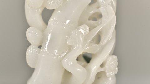 翡翠|和田玉岁寒三友雕件