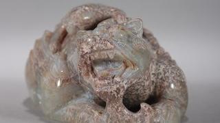 |汉-高古双兽雕件