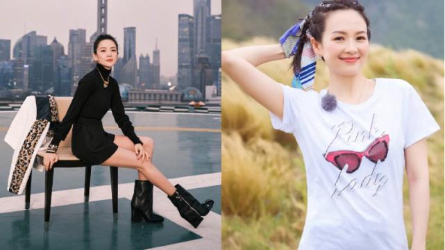 章子怡 40辣妈太诱人！章子怡罕晒辣照「S曲线」一览无遗