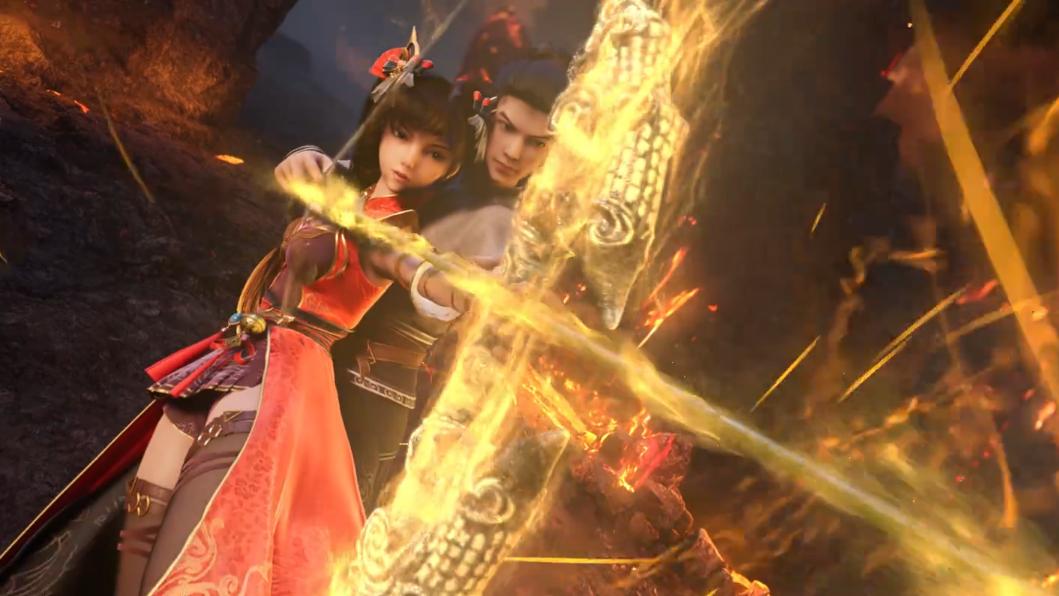 后羿|神墓辰南手持后羿弓显神威，重伤仁剑调戏小魔女，新女神闪亮登场