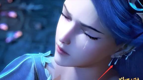 小舞|斗罗中戴耳钉的美女，小舞的耳钉简约可爱，波塞西的更像新娘晚装