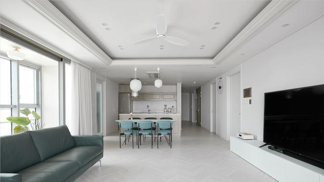 179平层纯粹舒适，拥有这样一个干干净净的家居氛围，谁不爱呢