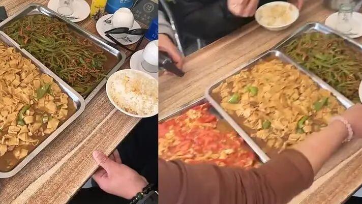 鸡蛋|一行4人到松原这家餐馆吃饭，点了3个菜被老板叫停，菜上桌傻眼了