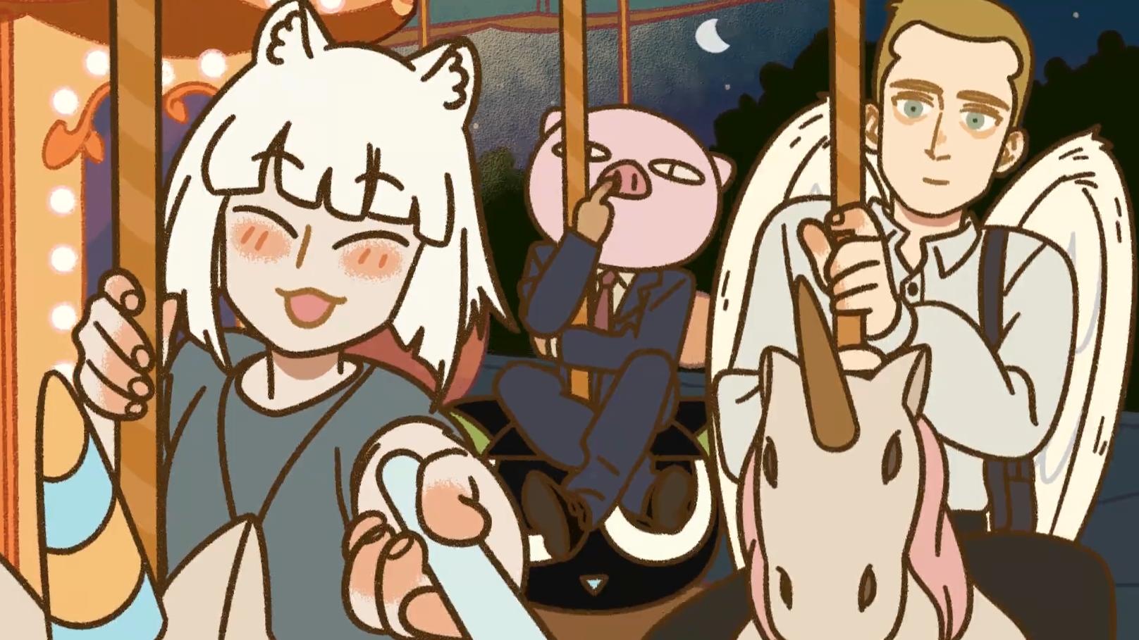 非人哉|非人哉：九月还去万圣街串过门，曾经和林老师相亲！