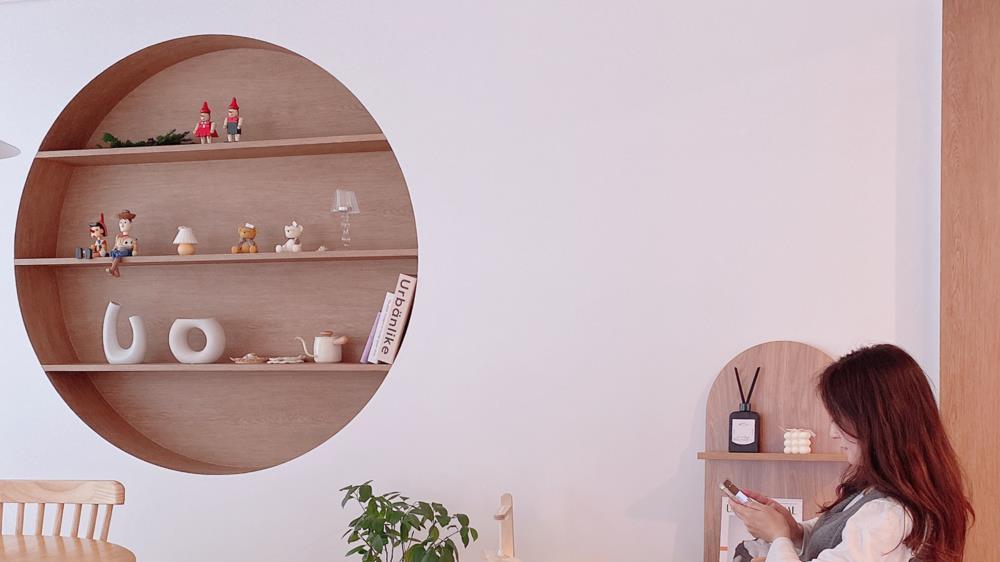 家具没几件，110㎡坚持断舍离，即使有两个孩子，全屋照样井井有条