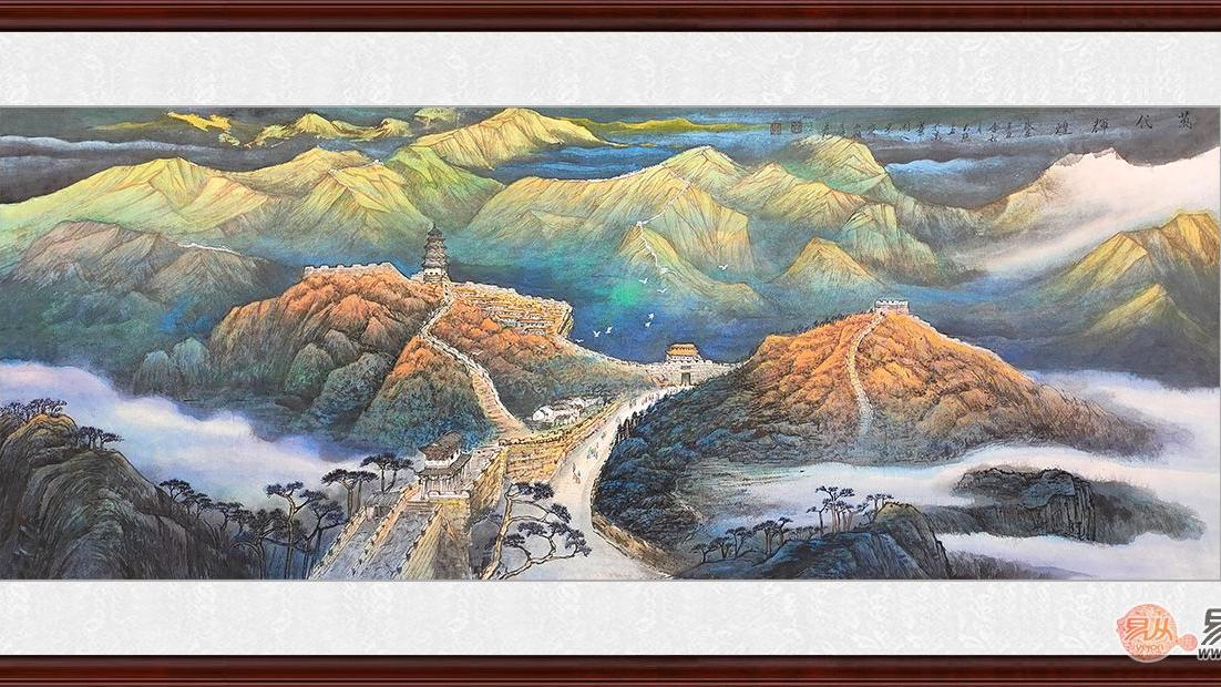 山水画|办公室挂画  还是要看国画山水画
