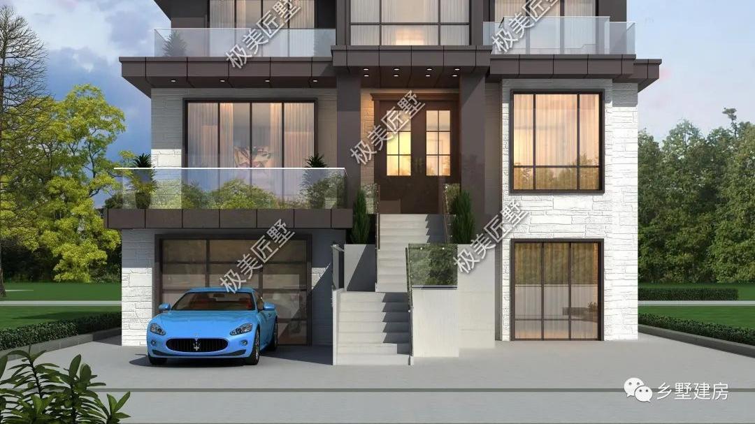 中式现代风格自建别墅，占地不大，洋气十足，看过的都喜欢！