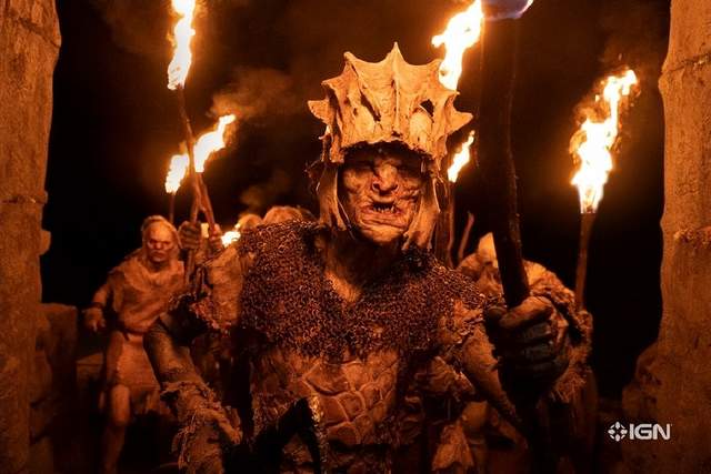 半兽人|剧版指环王发布新剧照，半兽人奥克造型引热议，网友：他长蛀牙了