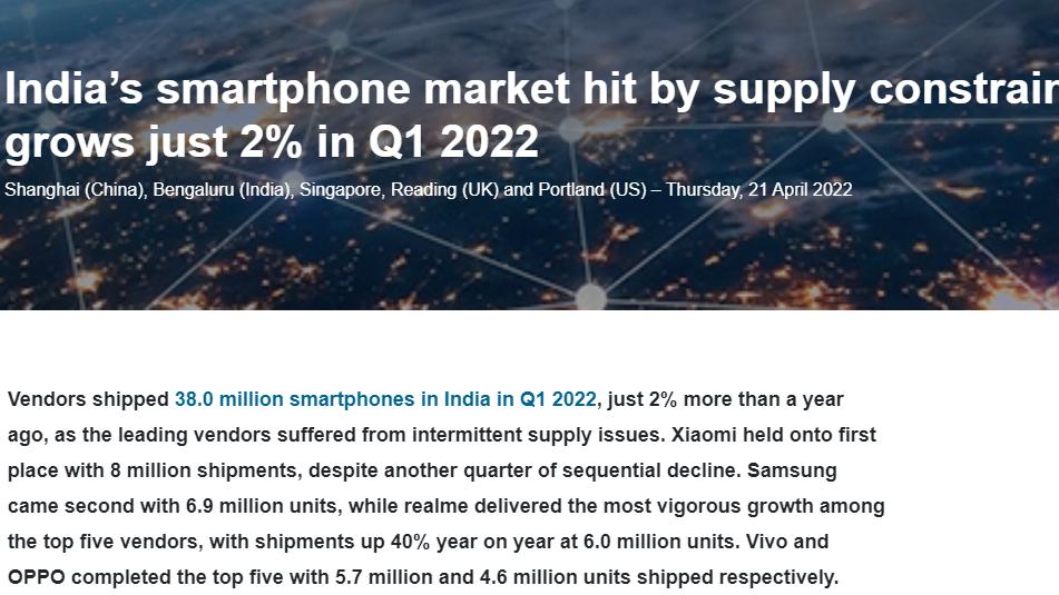 OPPO|国货海外再创佳绩！欧加集团夺得印度市场第一桂冠