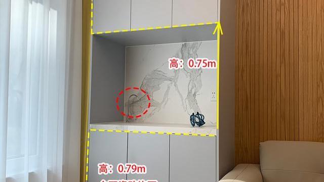 我家甘心没有西厨，装三段式柜子占地1，多个水吧台也能丰富生活