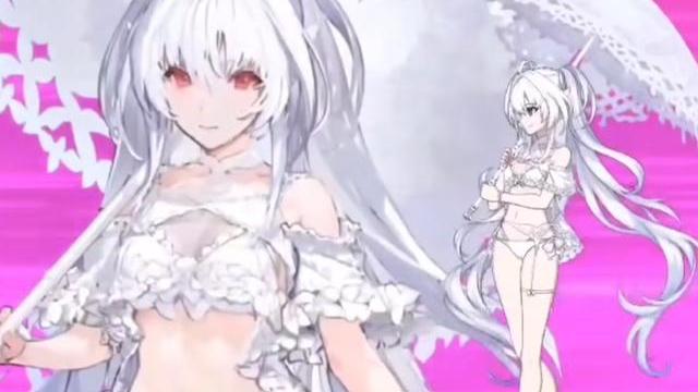 小姐姐|fgo泳装梅莉宝具动画抢先看梅林变身成了打伞的白毛小姐姐