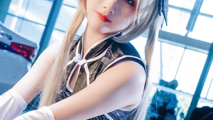 碧蓝航线|cos：碧蓝航线春之礼独角兽cos正片@幼熙