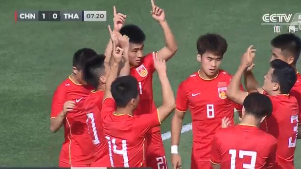 瓦伦西亚|4分钟两球！U23国足新星抢断后单刀破门，泰国打进世界波扳平
