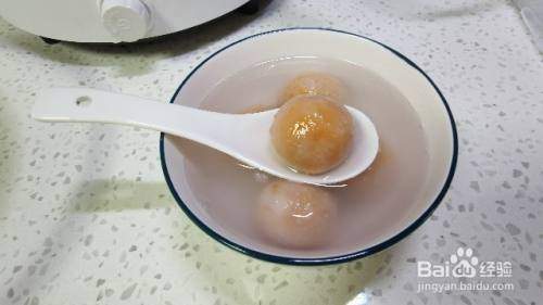 |南瓜糯米豆沙汤圆