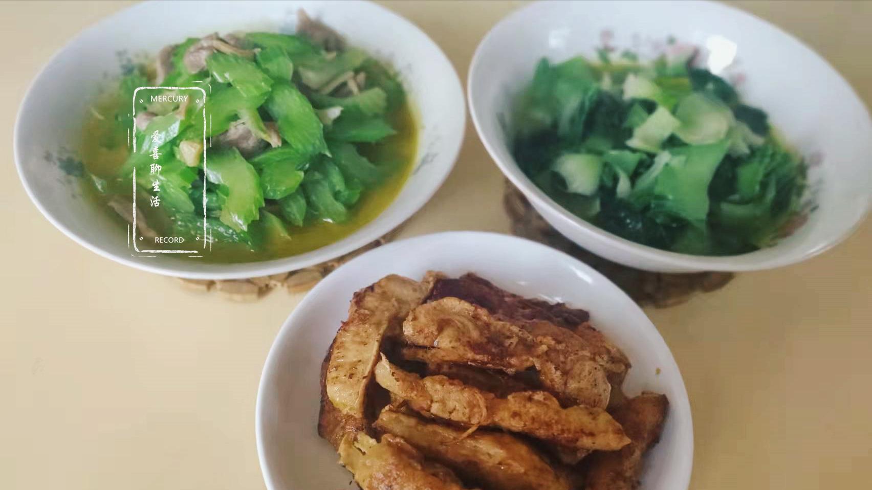 青菜|苏州老两口的3菜午餐在朋友圈走红，网友：好吃不浪费拒绝精致穷！