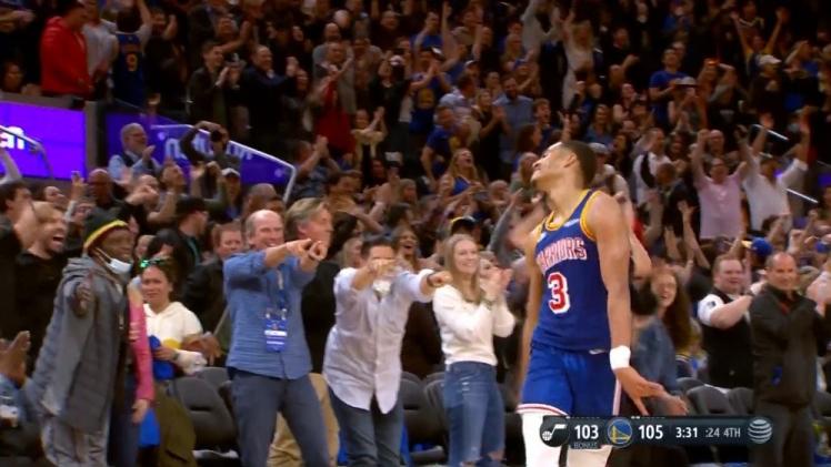 克莱·汤普森|忙中出错！NBA神反转，戈贝尔关键传球失误，勇士1分死里逃生