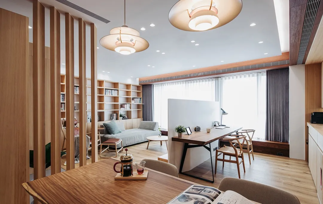 90m2开放又独立：两人一猫原木小屋，宅家快乐又翻倍了