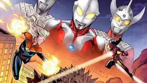 炎帝|漫威将和奥特曼合作，复联和奥特曼联手打怪兽