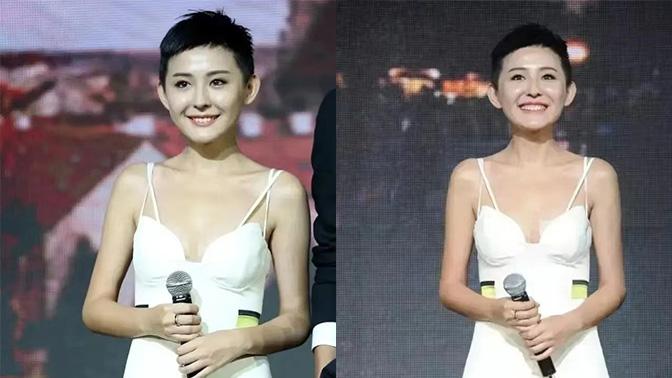 热依扎|热依扎的状态真好，留男款短发依然女人味十足，网友：像郭采洁