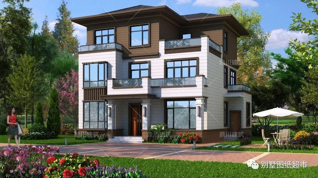 看一眼就喜欢的3款新中式三层别墅，回村建一栋，爸妈乐开花