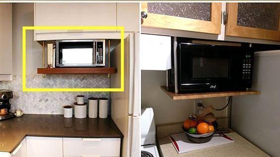 以后厨房装修，吊柜下30公分统统榨干，收纳不愁，台面清清爽爽