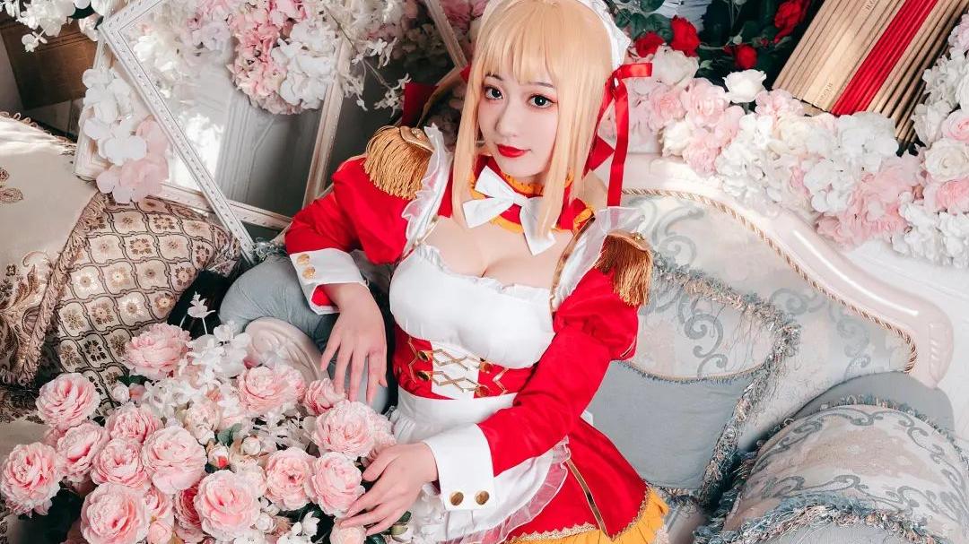 尼禄|《Fate/EXTRA》尼禄女仆装COS合集