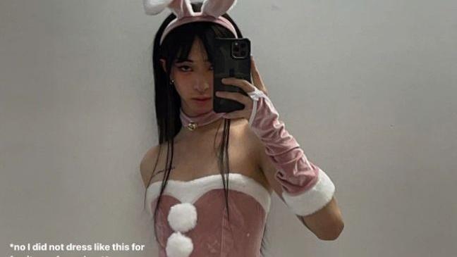 伊能静|伊能静儿子化身兔女郎，首次回应穿女装争议，直言是为了拍摄需要